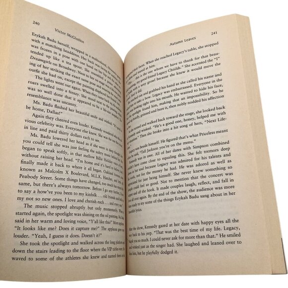 Autumn Leaves By Victor McGlothin 2002 Paperback Novel - Picture 5 of 11